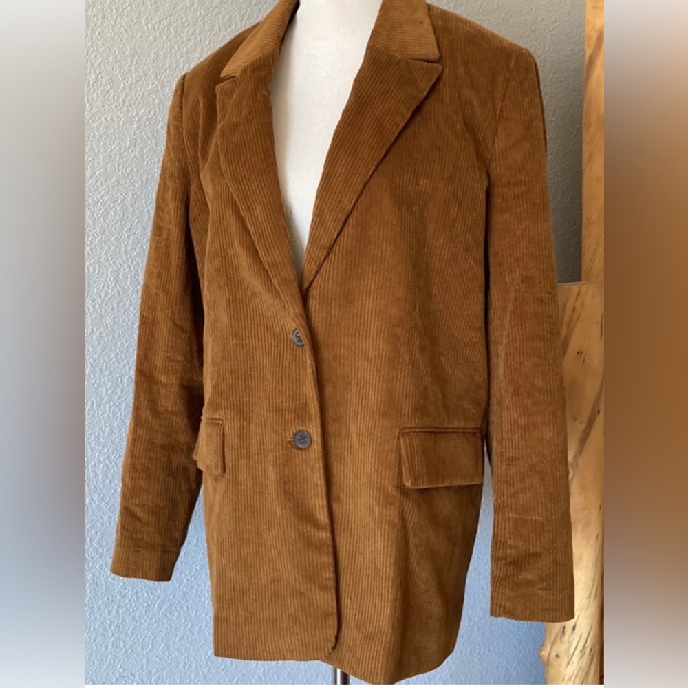 SOLD Nordstrom Women's Tan Corduroy Blazer NWOT